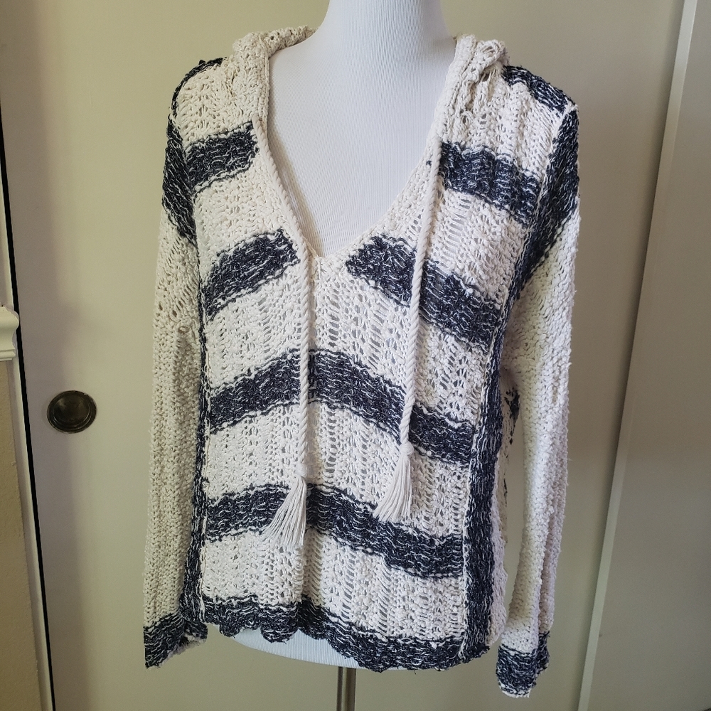 Free People Hooded Beach Sweater